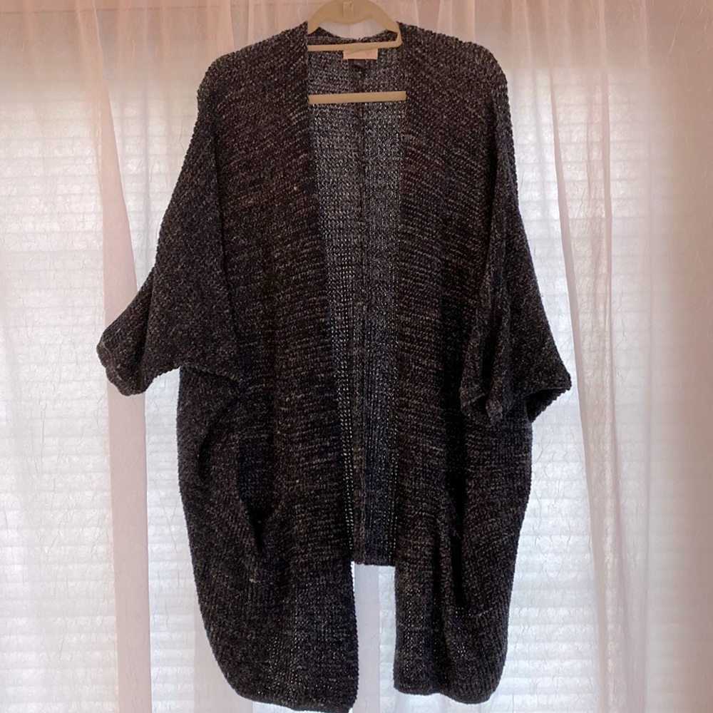 Navy oversized cardigan
